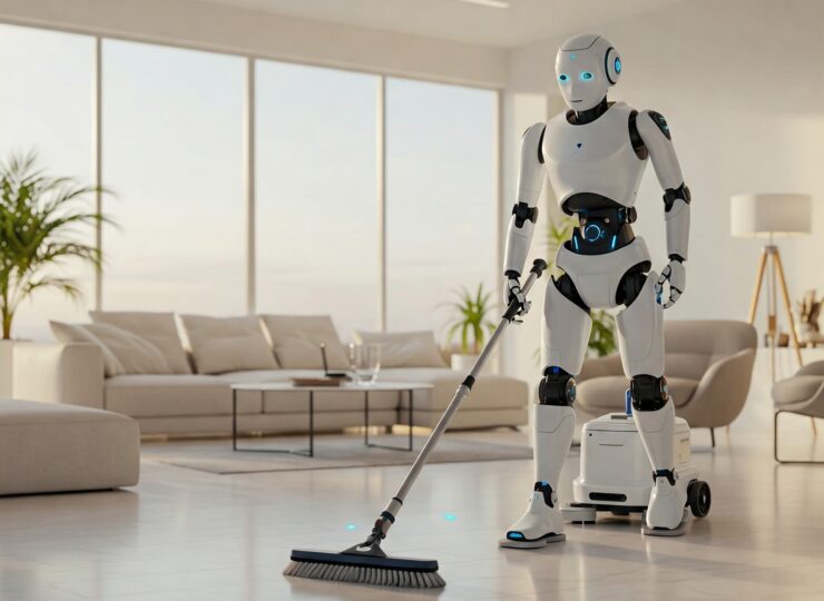 Robot AI per le pulizie di casa